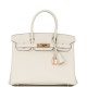 Hermes Birkin 30 Craie Togo Rose Gold Hardware